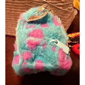Disney Pixar Real littles backpack Monsters Inc Wristlet keychain coin purse
